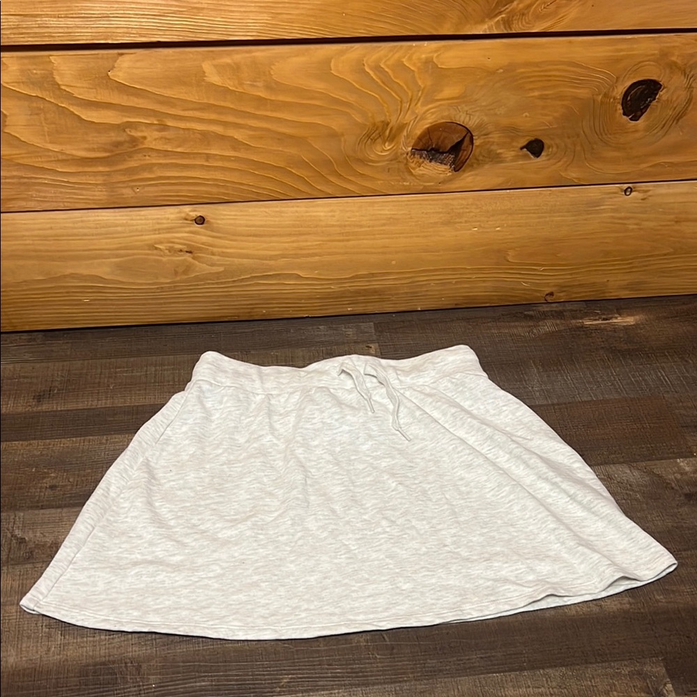Divided H&M Basic Gray Skater Mini Skirt M Casual Summer Beach Party Loungewear‎